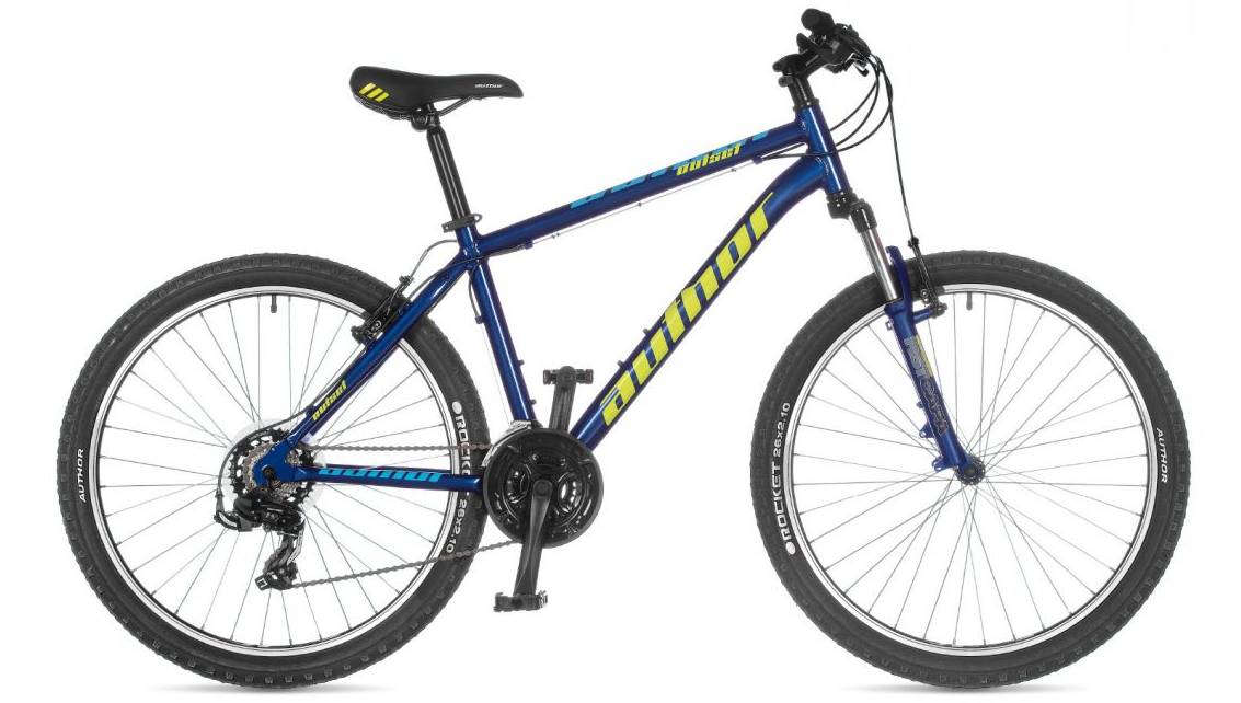 Фотография Велосипед AUTHOR Outset 26" рама M (2023) Синий